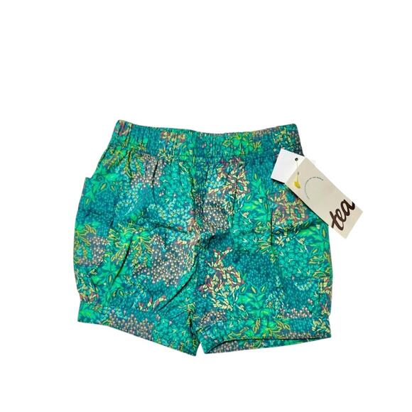NWT Tea Collection Bubble Baby Pocket Shorts 6m - Picture 1 of 4